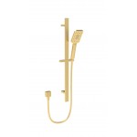 Eden Brushed Gold Square Sliding Shower Set